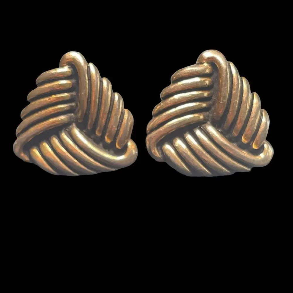 Anson Vintage Men’s cuff links Antique bronze gold tone